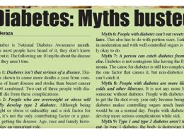 Diabetic Myths