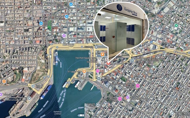 luggage storage Piraeus port