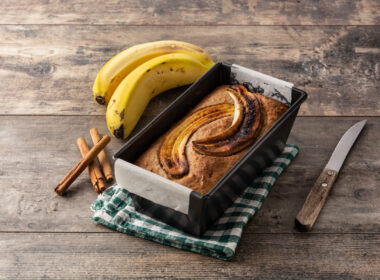 Banana bread υψηλής περιεκτικότητας σε πρωτεΐνες χωρίς προσθήκη ζάχαρης